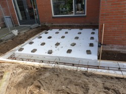 Voorbereiding betonvloer