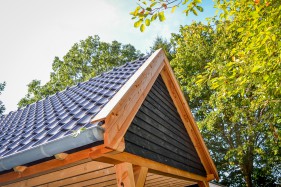 Houten schuur eindresultaat